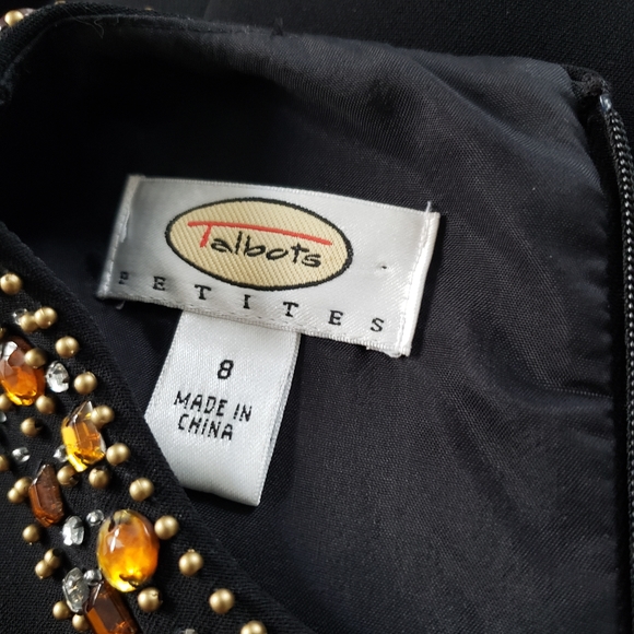 Talbots Gorgeous Jeweled Sleeveless Top - Picture 5 of 6